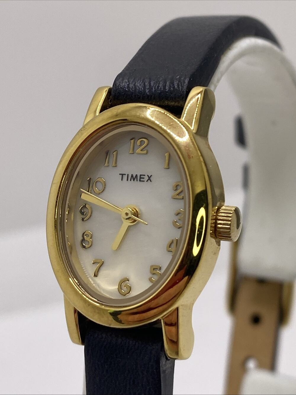 Timex Gold Tone Watch Works New Battery